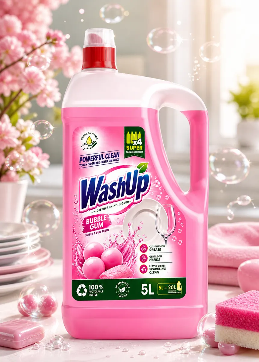 Lunex WashUp Bubble Gum 5L