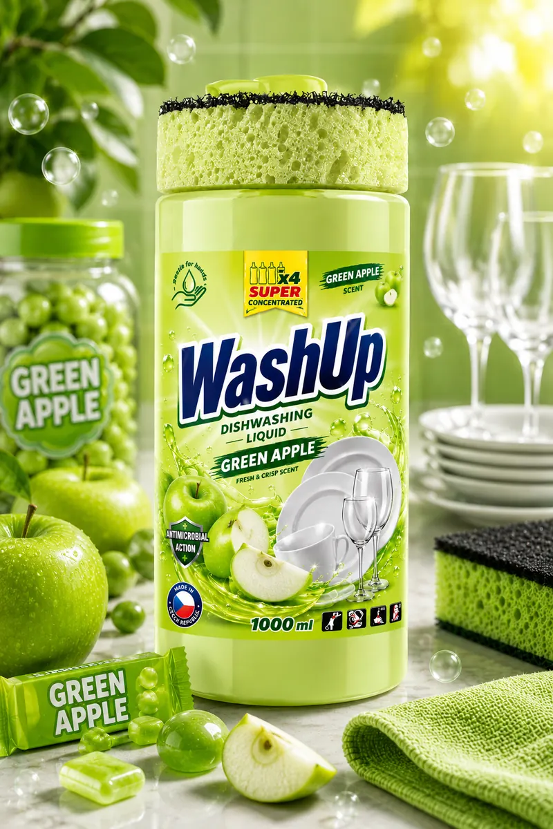 Lunex WashUp Green Apple 1L